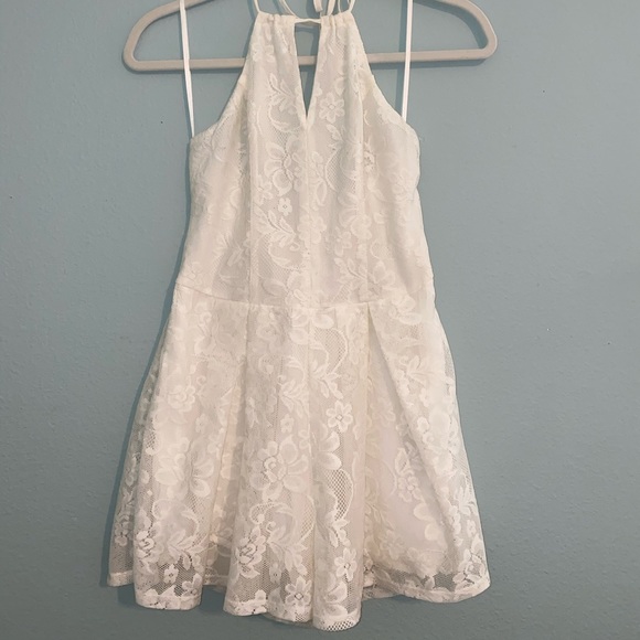White Lace Hollister Romper - Picture 1 of 3